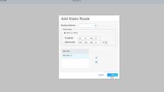 Static Routing – J-Web