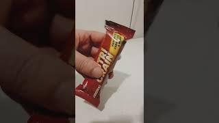 Nutri Grain bar - slam it down ASMR #shorts