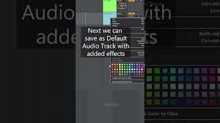 Ableton tips for writing music (Save default Audio/Midi Track) #tutorial #ableton #abletontips