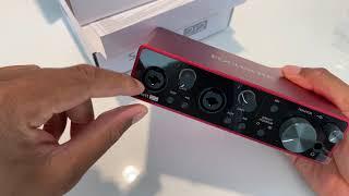 Focusrite 2i2 (3rd Gen) USB Audio Interface with Pro Tools UNBOXING