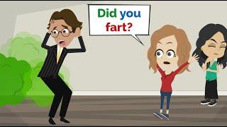 Mr. Nash farts at school | Easy English conversation practice | Nora English