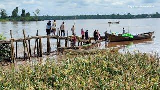 Kampung dayak, muslim, kalimantan tengah, pasar H. umar hasyim, samuda