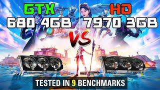 GTX 680 vs HD7970 in 2022