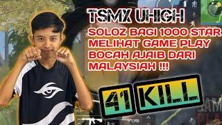 41 KILLS | TS UHIGH X TEAM GAME PLAY | SOLOZ BAGI 1000 STAR MELIHAT GAME PLAY BOCAH AJAIB !!!