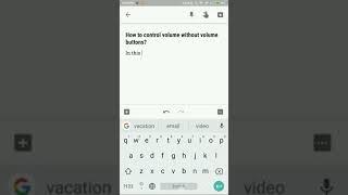 How to control volume without button in any android mobile? Add virtual volume button