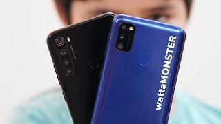 Samsung Galaxy M21 vs Redmi Note 8, Performance, Camera Battery