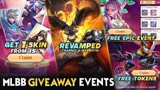 REVAMPED DYRROTH & THAMUZ | PLAY AND CLAIM EVENT | CHEDULE NEW EVENT - Mobile Legends #whatsnext