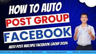 How To Auto Post Group Facebook 2024 | Auto Post Multiple Facebook Group