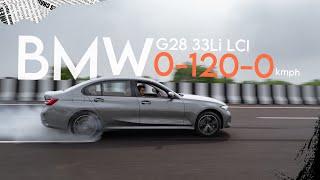 BMW 330Li 0-120-0 kmph Test | TheRaceMonkey