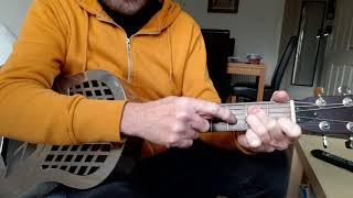 Playing in open G tuning ... 3) the minor chords.