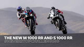 Die neue BMW M 1000 RR und BMW S 1000 RR #NeverStopChallenging