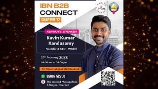 IMPA IBN Keynote Speaker Mr.Kavin Kumar Kandasamy Founder & CEO - Wiskill