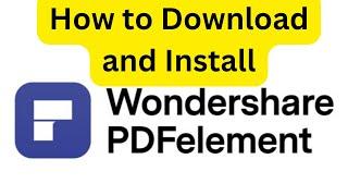 How to Download and Install PDFelement