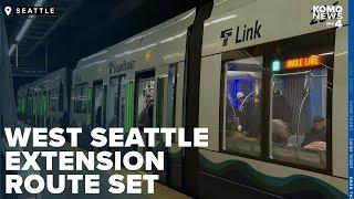 West Seattle Link extension route, stations set by Sound Transit Board