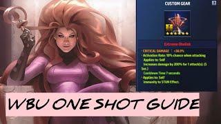 WBU ONE SHOT GUIDE USING MEDUSA || MARVEL FUTURE FIGHT || NAVIN LEE