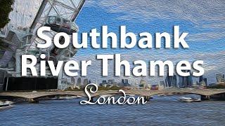 Southbank River Thames | Rainy Day London | UK Street Food | London Beer & Pubs!