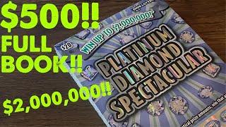 $2,000,000 JACKPOT HUNT!! | PLATINUM DIAMOND SPECTACULAR!! | OHIO LOTTERY TICKETS!!