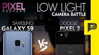 Galaxy S9 VS Pixel 2 - Low light camera