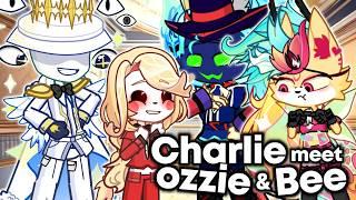 If God Charlie Meet Asmodeus and QUEEN BEE || Hazbin Hotel Gacha Animation ||