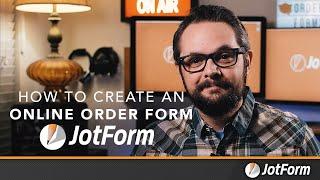 How to create an online order form