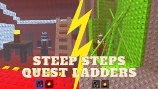 How to get the Cookie and Overgrown ladder in steep steps || ROBLOX