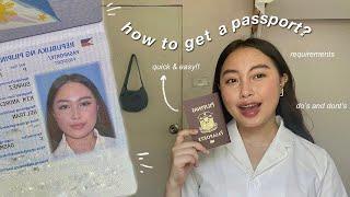 HOW TO GET A PASSPORT 2022 | requirements, process, step by step! 