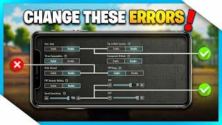 CHANGE THESE CLOSE RANGE ERRORS IMMEDIATELY IN PUBG/BGMI | TIPS AND TRICKS GUIDE/TUTORIAL