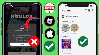 How To Fix Roblox Sorry" There Was A Problem Reaching our Servers" on iPhone 2024