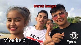 Pantainya keren bangeeet,VLOG KE 2 LINDA