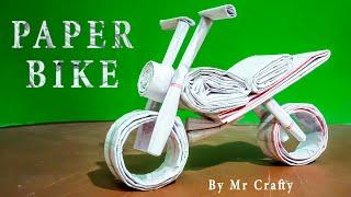 How To Make Paper Bike | Paper Craft Easy | Mr Crafty