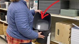 Buy a cheap Walmart bin to copy this BRILLIANT idea!