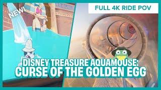 NEW AquaMouse: Curse of the Golden Egg Ride POV | Disney Treasure Cruise 2024