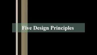 Technical Writing: The Five Design Principles