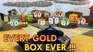 Tanki Online - Every Gold Box In Tanki History Ever (100 - 50,000 Gold Box) | 2009 - 2017 Emotional