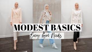 Modest Basic Essentials Every Girl Needs! | Modest Capsule Wardrobe