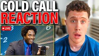 Reacting to the GREATEST Cold Call ever made (it ends in rejection)