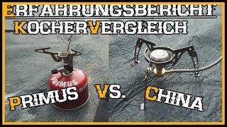 Gaskocher Stove Vergleich: Primus vs. China - Outdoor Bushcraft Deutschland Review