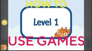 How to use Education.com games