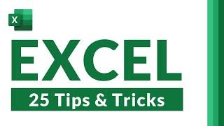 Top 25 Microsoft Excel Tips and Tricks for 2022