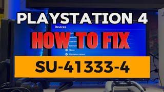 How To Fix PS4 Error SU-42333-4 USB Storage Not Connected