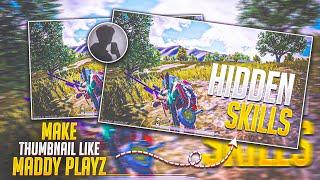 How To Make Thumbnails Like @maddy-playz  & @ApoGeeYT  | Pubg/Bgmi Thumbnails Tutorial 2023