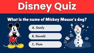 Ultimate Easy Disney Quiz | 50 Fun Trivia Questions for All Ages | Test Your Disney Knowledge!