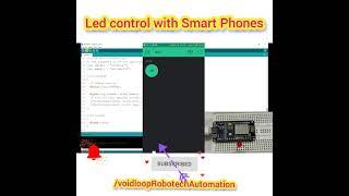 led with blynk app and Android phone #demo #shorts