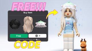 CODE THAT GIVES YOU FREE ITEM AND HAIRSTYLES