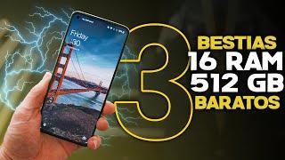 3 TELÉFONOS con 16RAM Y 512GB ALTA GAMA ¡MUY BARATOS! 