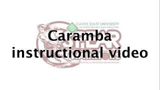 Caramba instructional video