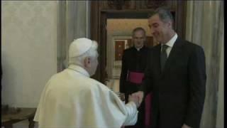 Pope receives prime minister of Montenegro, Milo Djukanovic