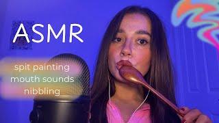 ASMR - spit painting & other mouth sounds 