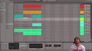 Producer makes a dark NAV & Weeknd type beat in ableton live 10:  atmospheric, melody beats tutorial