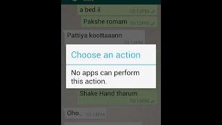 How to Fix "Choose an Action. No apps can perform this action"  in 3 simple steps